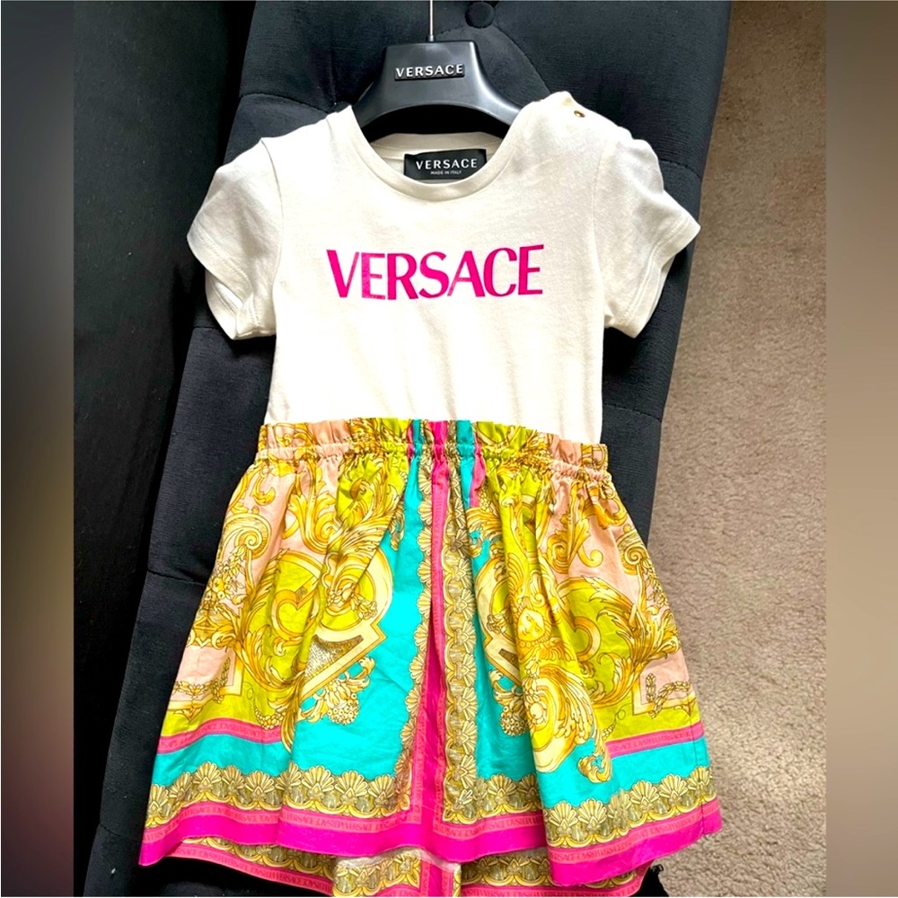 24 months versace girls dress